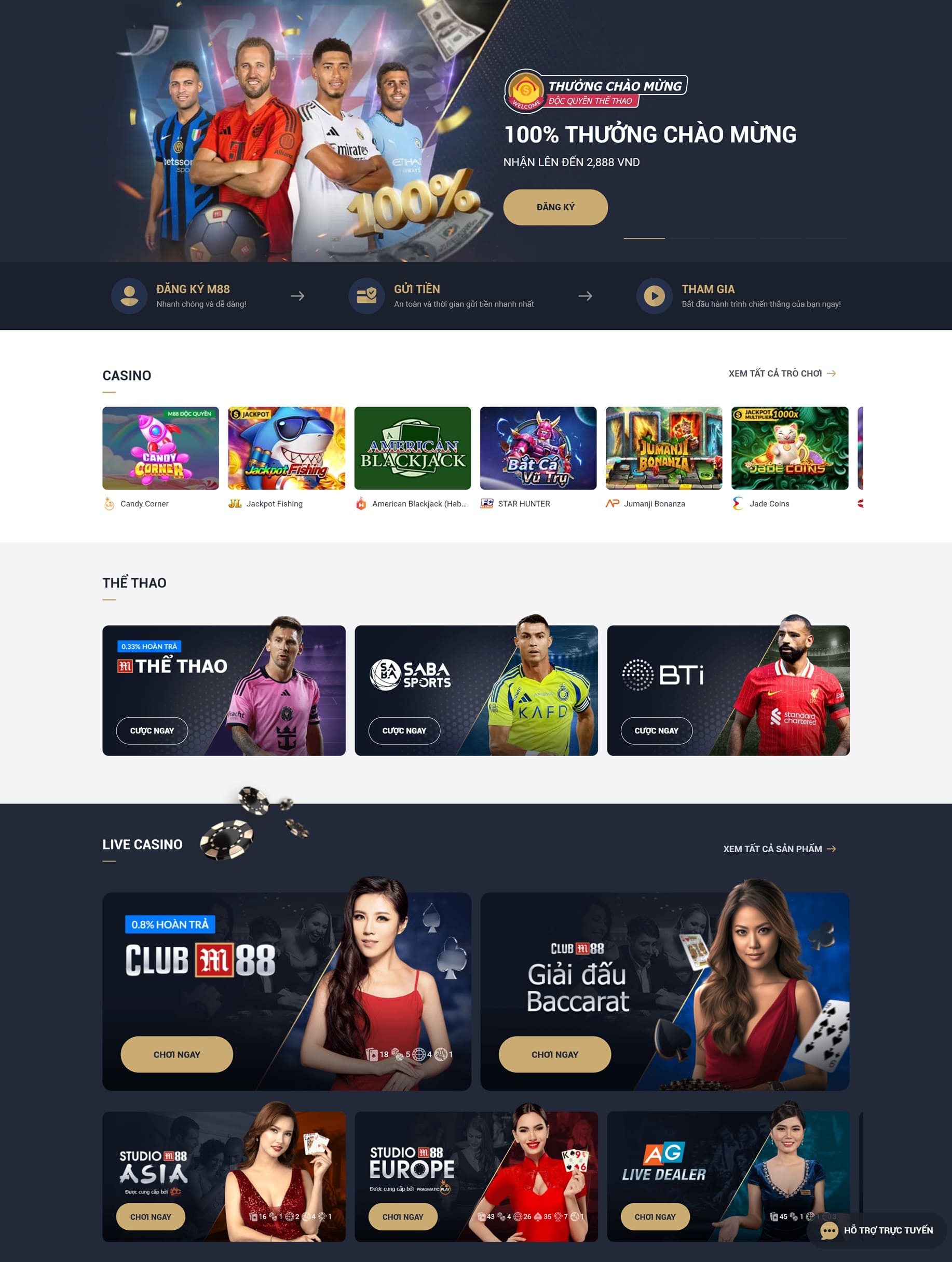 M88 casino Hình ảnh chính